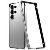 Durable Aluminum Silicone Hybrid Bumper Case For Samsung
