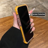 Transparent Clear Ultra Thin Acrylic Armor  TPU Case for iPhone