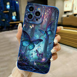 Glow In The Dark Butterfly Design Case for iPhone