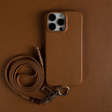 Luxury USB Charging Cable Genuine Leather Case For iPhone