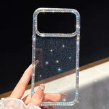 Shiny Little Stars Glitter Diamond Clear Phone Case For iPhone