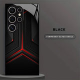 Esports-style red striped Hub-pattern protective case For Samsung