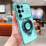 For Magnetic Large Window Case For Samsung