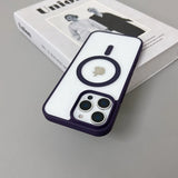 Luxury Original  Magnetic Transparent Case For iPhone