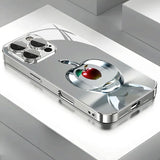 Colorful Butterfly For Apple Pattern Electroplated Glass Phone Case For iPhone