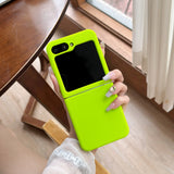 Official Fluorescence Neon Liquid Silicone Case For Samsung Galaxy Z Flip