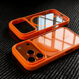 Luxury Transparent Magnetic Clear Case For iPhone