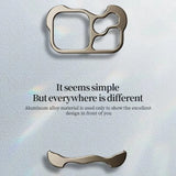 Aluminum Alloy Frameless Shockproof Irregular Metal Bumper Case For iPhone