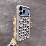 Shockproof Circular Suction Cup Silicone Phone Case for iPhone