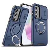 Folding Bracket Slide Magnetic Phone Case For Samsung