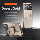 360° Rotating Magnetic Ring Stand Case for iPhone