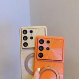 360° Rotating Stand MagSafe Magnetic Phone Case For Samsung