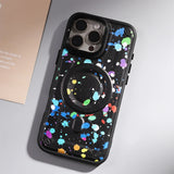 Camouflage Magnetic Lens invisible bracket Case for iPhone
