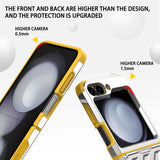 Luxury Armor Plating Thin Matte Phone Case For Samsung Galaxy Z Flip