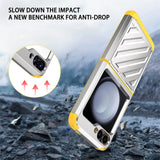 Luxury Armor Plating Thin Matte Phone Case For Samsung Galaxy Z Flip