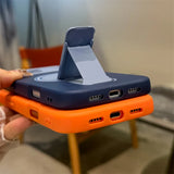 Luxury Fold Stand Holder Magnetic Matte Case for iPhone