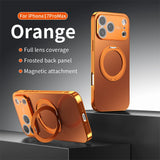 360° Rotating Magnetic Ring Stand Case for iPhone