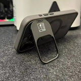Transparent multi-dimensional stand magnetic Case For iPhone