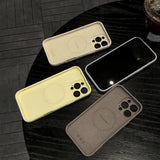Original Liquid Silicone Magnetic Case For iPhone