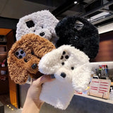 3D Teddy Dog Fluffy Phone Soft Case for IPhone