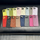 Original Liquid Silicone Magnetic Case For iPhone