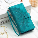 Leather Card Holder Wallet  Case For Samsung Galaxy