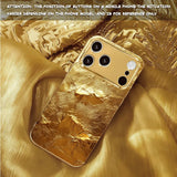 Gold pattern background design phone case for iPhone