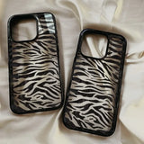 Creative Cartoon Zebra Pattern Personalized Cute Trendy Case For iPhone