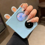 Cute Fox ears Cover Hinge Protection Case for Samsung Z Flip