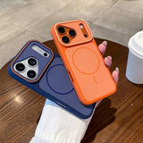 Luxury Magnetic Soft Silicone Frame Phone Case For iPhone