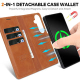 2 In 1 Flip Leather Case for Samsung Galaxy
