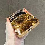 Luxury Gold-Leaf Fruit Pattern Case For Samsung