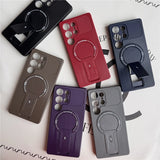 Magnetic Bracket Holder  Phone Case For Samsung