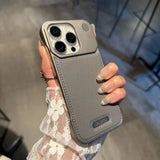 Business Aromatherapy Magnetic Leather Case for iPhone