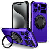 Luxury Shockproof Armor Magnetic Case For iPhone