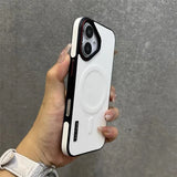 Magnetic Flip Camera Protection Stand Holder Bracket Case for iPhone