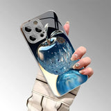 Crystal Water Drop For Apple Pattern Electroplated Case For iPhone
