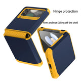Luxury Silicone Hinge Full Package Phone Case For Samsung Z Flip