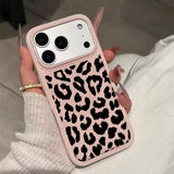 Leopard print Shockproof Silicone Bumper Soft  Case For iPhone