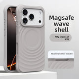 Water Ripple Silicone Magnetic Soft Shockproof  Case For iPhone