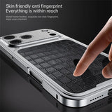 Aluminum Alloy Frame Magnetic Phone case For iPhone