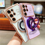 For Magnetic Large Window Case For Samsung