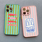 Sardines Color Fish Funny Phone Case For iPhone