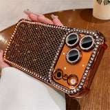 Colorful sequin full-screen diamond phone case For iPhone
