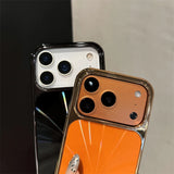 Luxury Plating CD Pattern Shockproof Case For iPhone