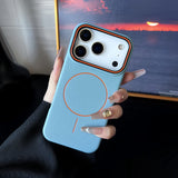 Leather Texture Magnetic Shockproof Case For iPhone