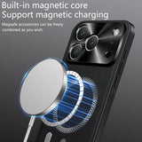 Magnetic Luxury Business Leather Case  For iphone