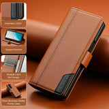 Luxury Leather Wallet Magnetic Case for Samsung Galaxy Z Fold