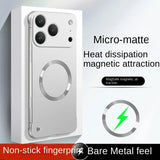 Ultra Thin for Magnetic Matte PC Frameless Phone Cases for IPhone
