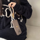Cute Korean 3D Golden Love Heart Soft Case For iPhone